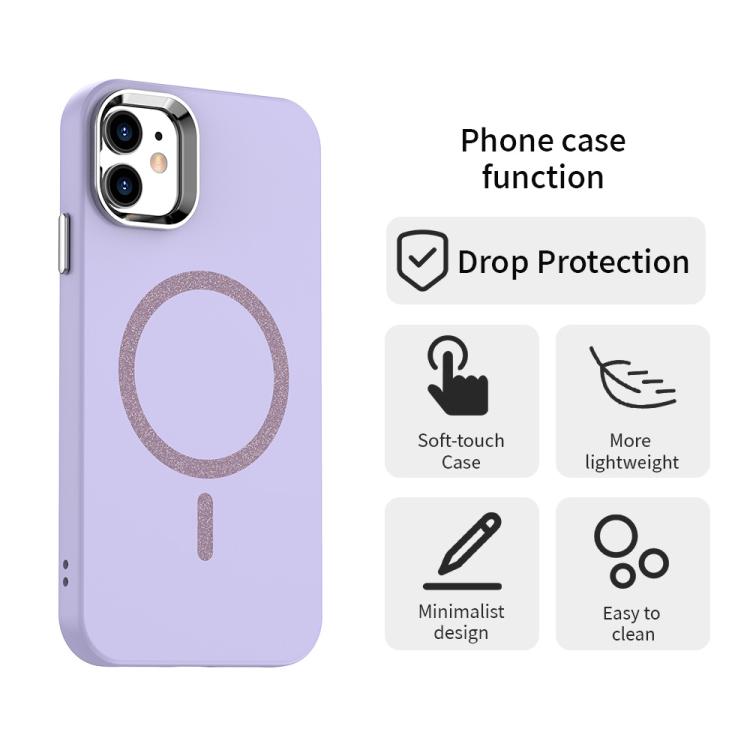 For iPhone 11 Glitter Series Magsafe PC Hybrid TPU Phone Case