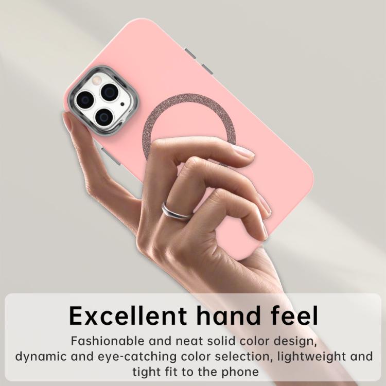For iPhone 11 Pro Max Glitter Series Magsafe PC Hybrid TPU Phone Case