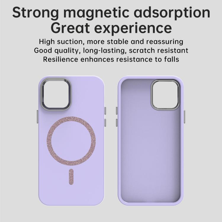 For iPhone 11 Pro Max Glitter Series Magsafe PC Hybrid TPU Phone Case