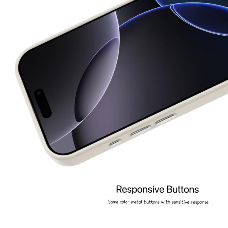 For iPhone 16 Plus Macaron PC Hybrid TPU Glossy Phone Case