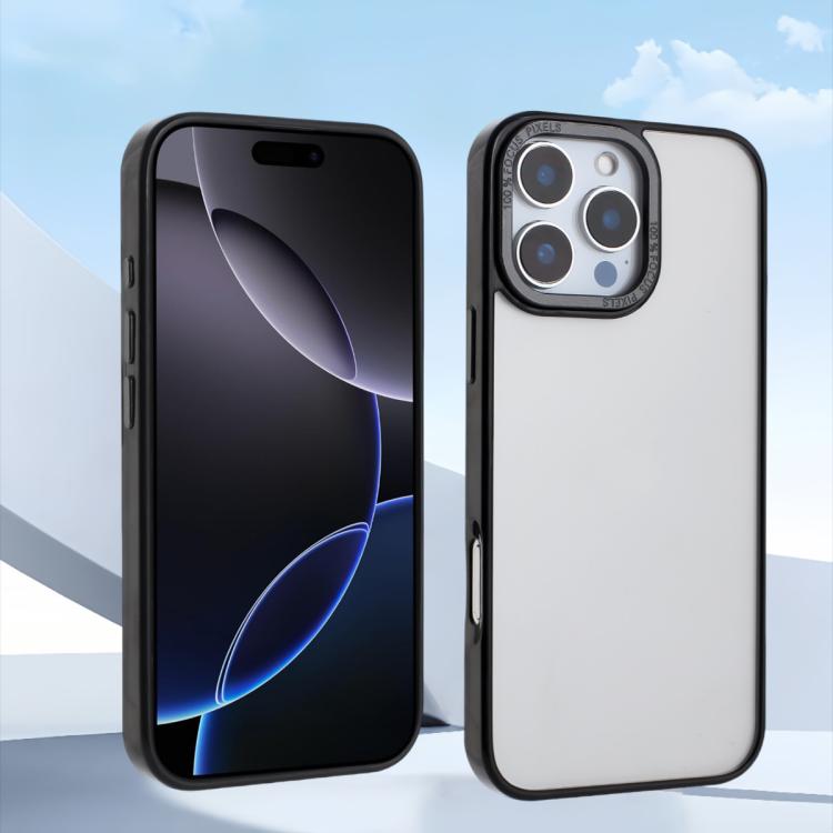For iPhone 15 Pro Max Macaron PC Hybrid TPU Glossy Phone Case