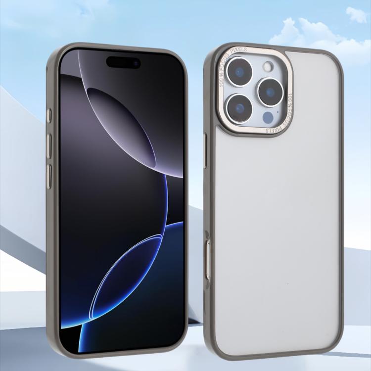 For iPhone 15 Macaron PC Hybrid TPU Glossy Phone Case