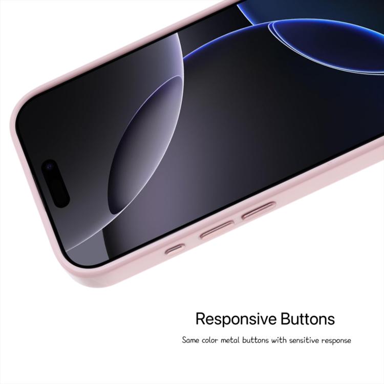 For iPhone 15 Plus / 14 Plus Macaron PC Hybrid TPU Glossy Phone Case
