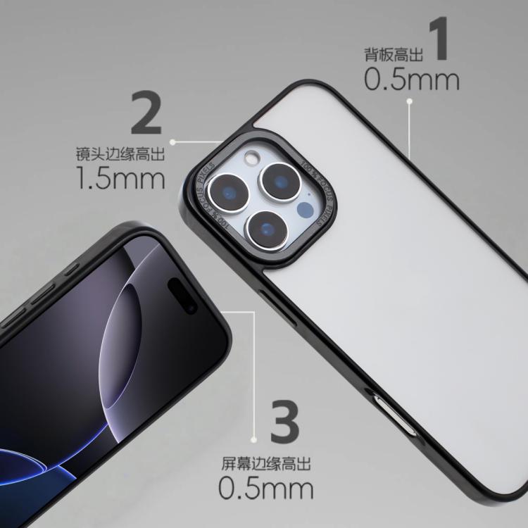 For iPhone 14 / 13 Macaron PC Hybrid TPU Glossy Phone Case