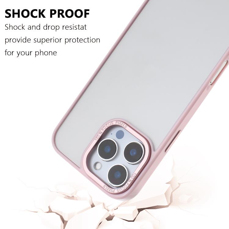 For iPhone 14 / 13 Macaron PC Hybrid TPU Glossy Phone Case