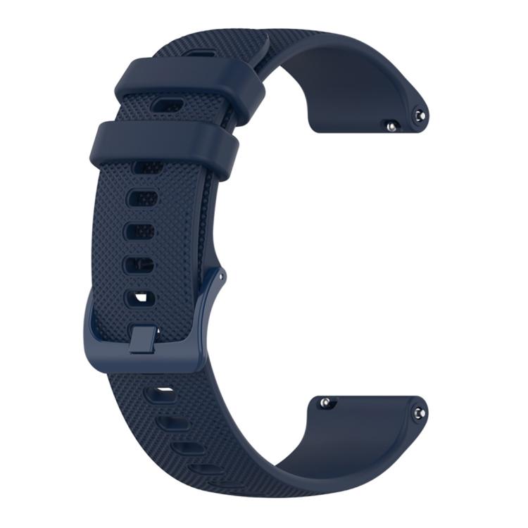 22mm For Forerunner 570 47mm/935/945/955 xDfind Small Plaid Solid Color Silicone Watch Band