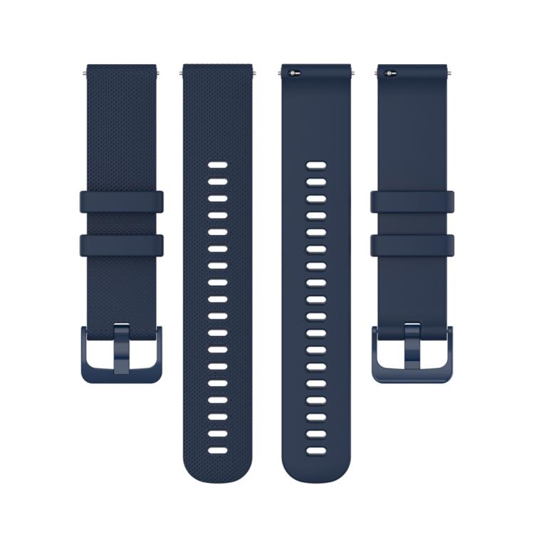 22mm For Forerunner 570 47mm/935/945/955 xDfind Small Plaid Solid Color Silicone Watch Band