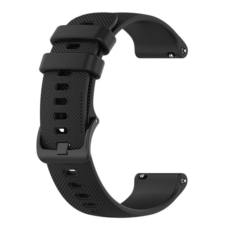 22mm For Forerunner 570 47mm/935/945/955 xDfind Small Plaid Solid Color Silicone Watch Band