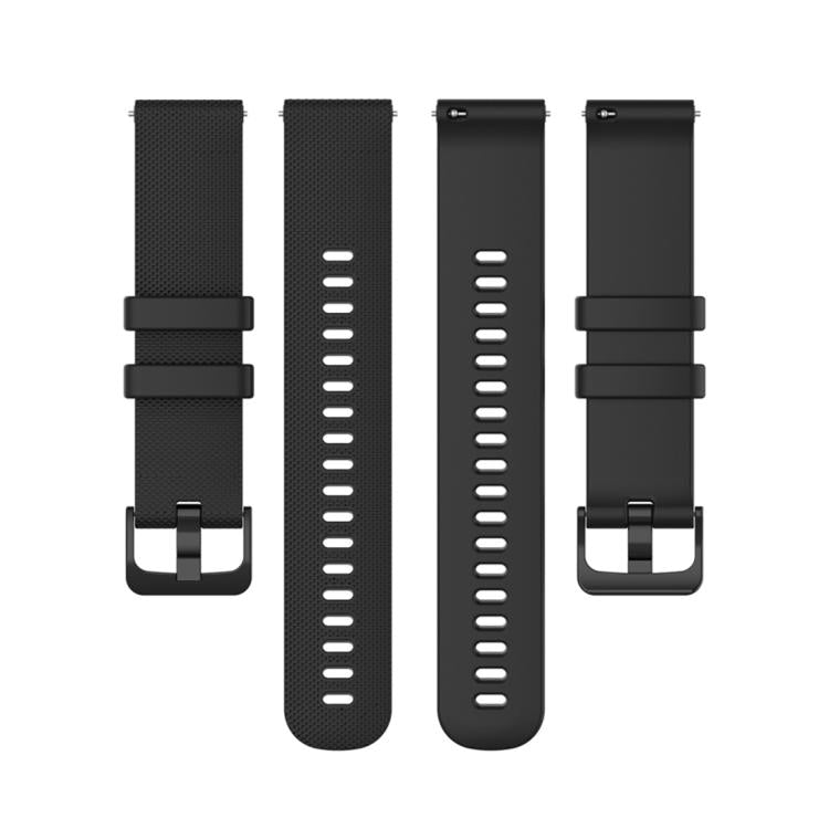 22mm For Forerunner 570 47mm/935/945/955 xDfind Small Plaid Solid Color Silicone Watch Band