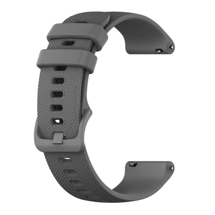 22mm For Forerunner 570 47mm/935/945/955 xDfind Small Plaid Solid Color Silicone Watch Band