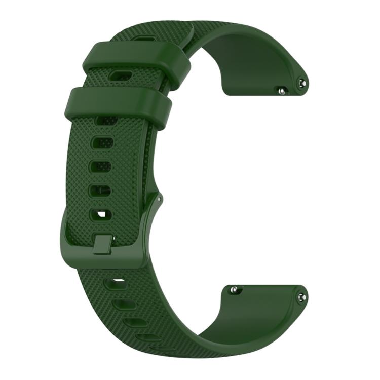 22mm For Forerunner 570 47mm/935/945/955 xDfind Small Plaid Solid Color Silicone Watch Band