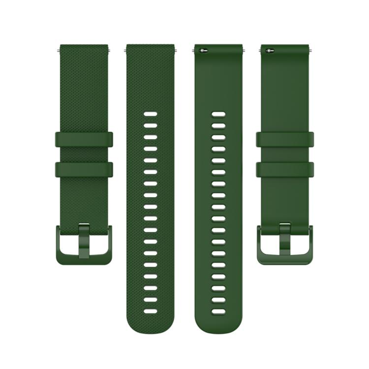 22mm For Forerunner 570 47mm/935/945/955 xDfind Small Plaid Solid Color Silicone Watch Band