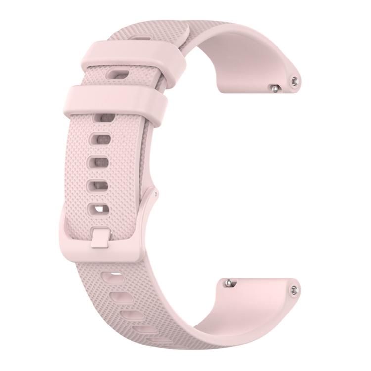 22mm For Forerunner 570 47mm/935/945/955 xDfind Small Plaid Solid Color Silicone Watch Band