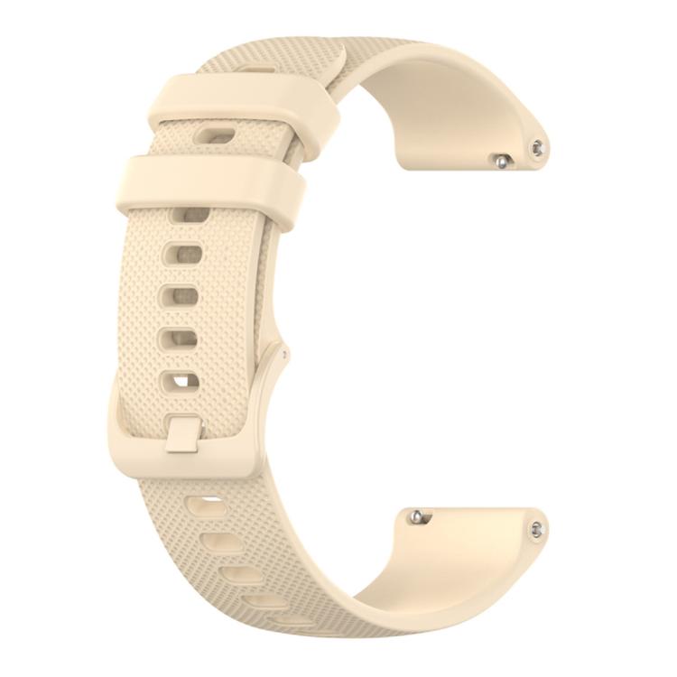 22mm For Forerunner 570 47mm/935/945/955 xDfind Small Plaid Solid Color Silicone Watch Band