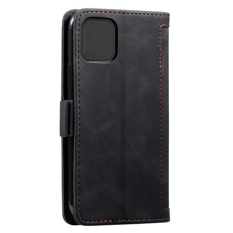 For iPhone 12 mini Retro Splicing Horizontal Flip Leather Case with Card Slots & Holder & Wallet
