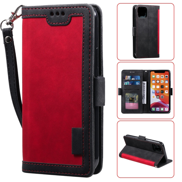 For iPhone 12 mini Retro Splicing Horizontal Flip Leather Case with Card Slots & Holder & Wallet