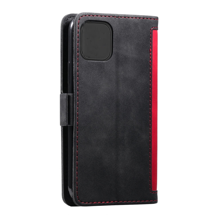 For iPhone 12 mini Retro Splicing Horizontal Flip Leather Case with Card Slots & Holder & Wallet