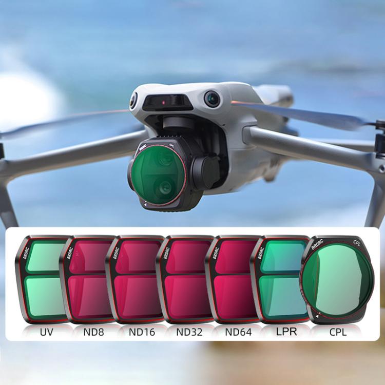 For DJI Air 3S BRDRC Camera Lens Filter, Filter:NIGHT