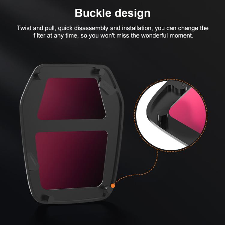 For DJI Air 3S BRDRC Camera Lens Filter, Filter:ND8