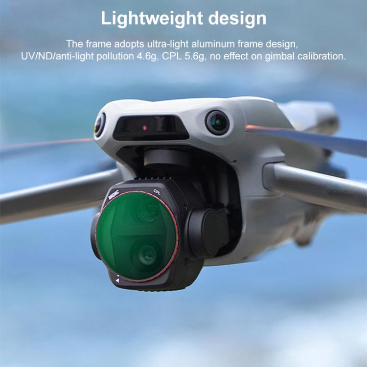 For DJI Air 3S BRDRC Camera Lens Filter, Filter:ND8