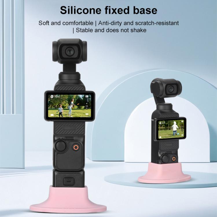For DJI OSMO Pocket 3 BRDRC Silicone Desktop Base Bracket