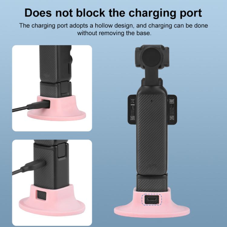 For DJI OSMO Pocket 3 BRDRC Silicone Desktop Base Bracket