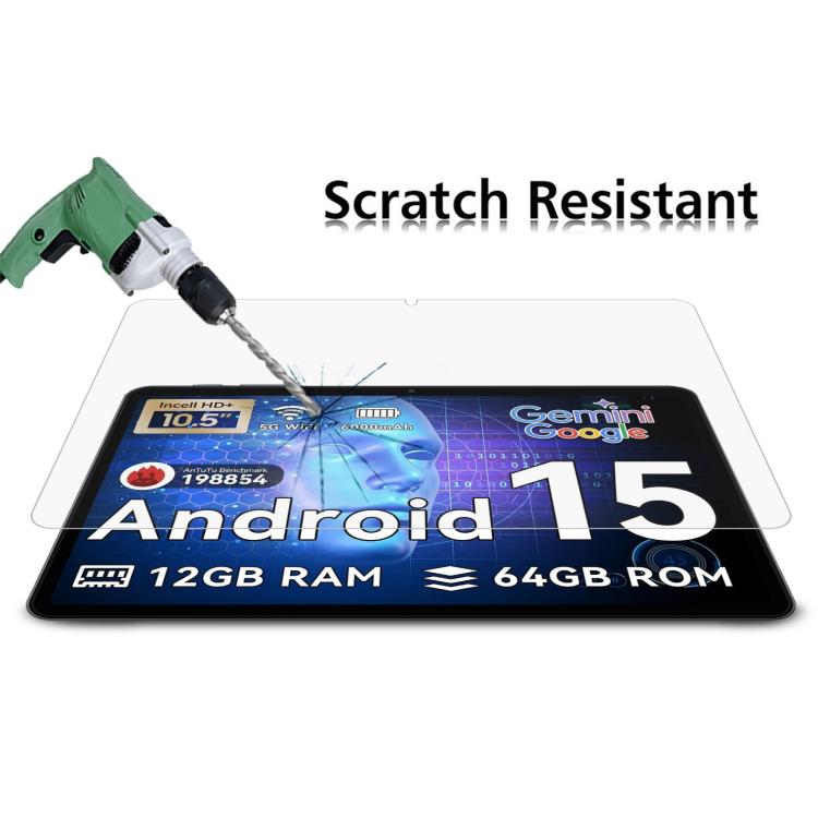 For Tabwee T80 Tablet 10.5 inch 9H 0.3mm Explosion-proof Tempered Glass Film