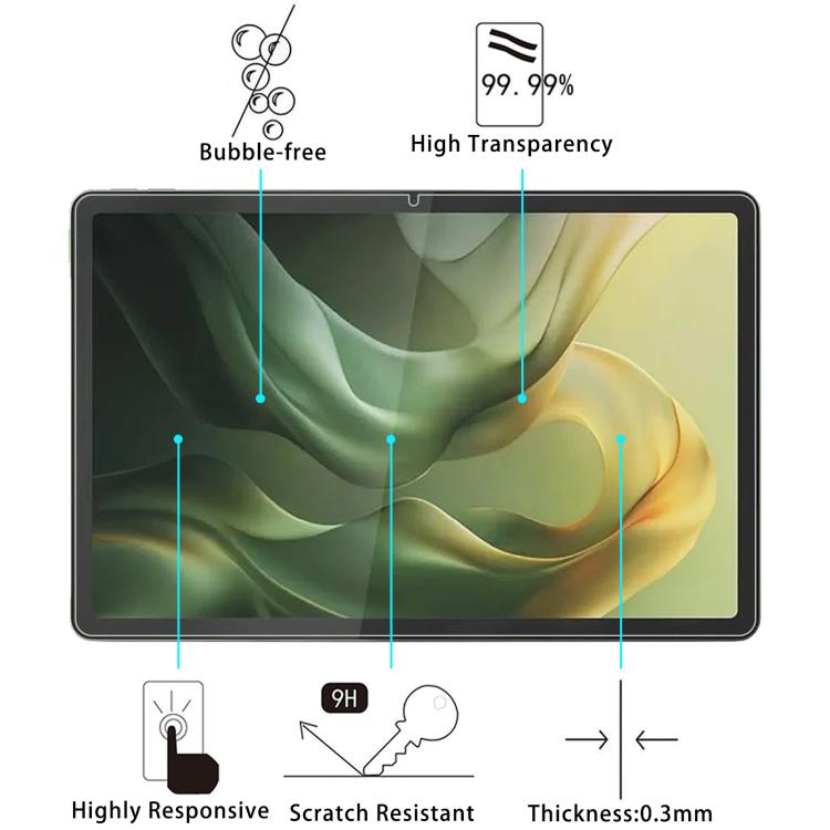 For Motorola Moto Pad 60 Neo 2026/2025 11 25pcs 9H 0.3mm Explosion-proof Tempered Glass Film