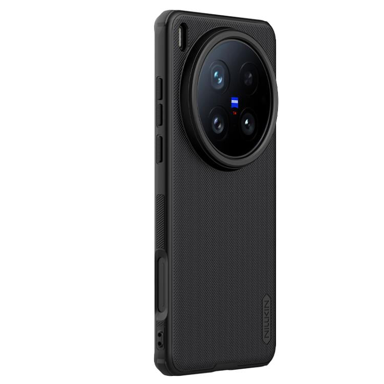 For vivo X200 Ultra NILLKIN Frosted Shield Pro Magnetic Magsafe Phone Case - Black
