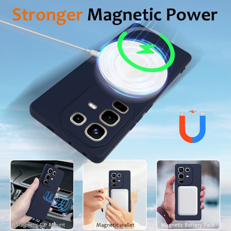 For Infinix Note 50 Pro+ Shockproof Silicone Magsafe Phone Case