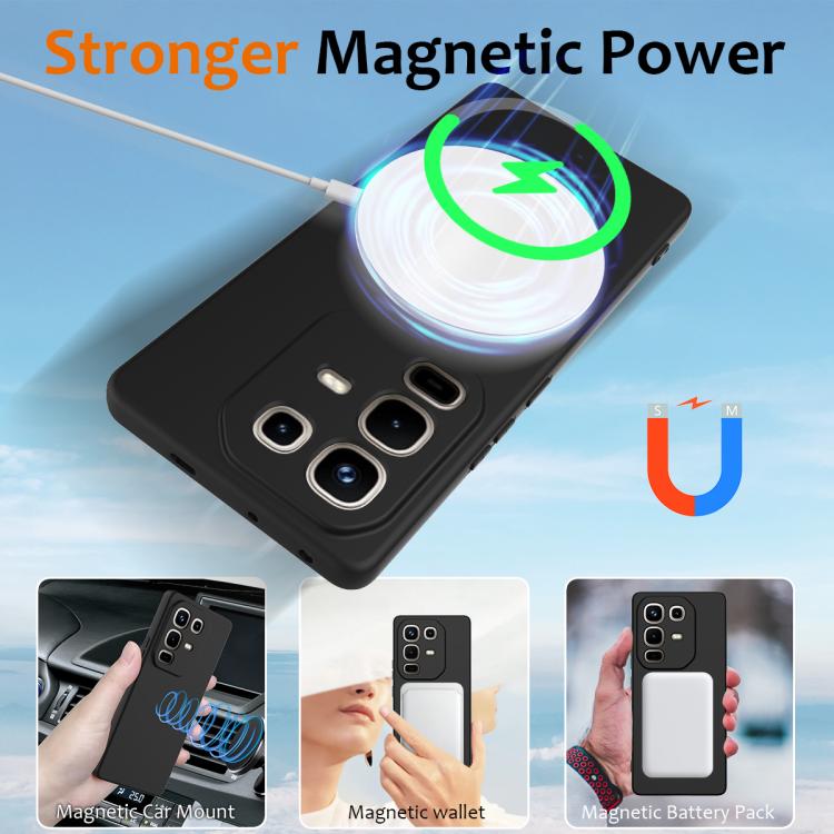 For Infinix Note 50 Pro+ Shockproof Silicone Magsafe Phone Case
