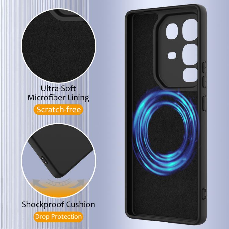 For Infinix Note 50 Pro+ Shockproof Silicone Magsafe Phone Case