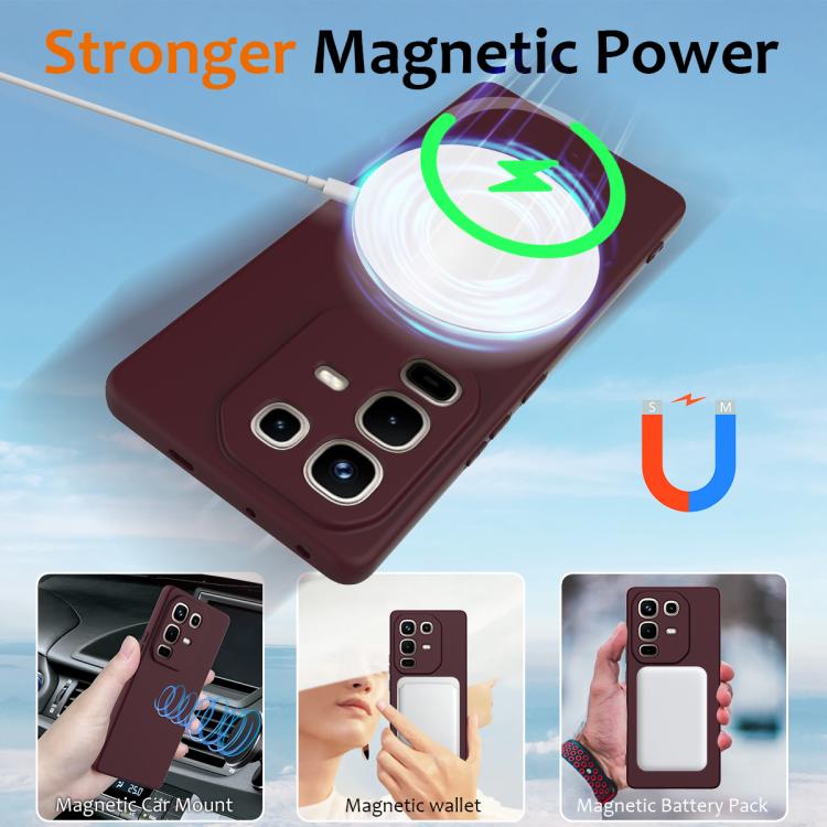 For Infinix Note 50 Pro+ Shockproof Silicone Magsafe Phone Case