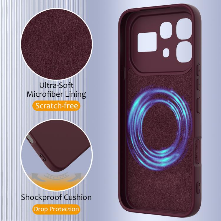 For Infinix Note 60 / 60 Pro 5G Shockproof Silicone Magsafe Phone Case