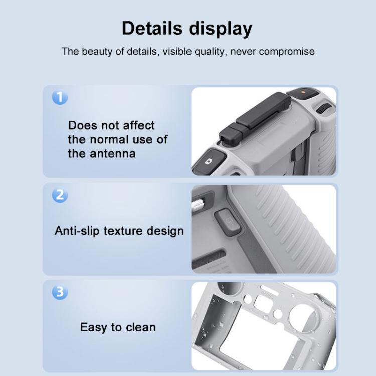 For DJI RC 2 BRDRC Remote Control Shockproof Anti-scratch Silicone Case