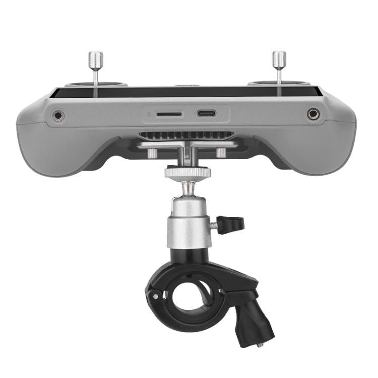 For DJI RC / RC 2 BRDRC Drone Remote Control Adapter Base Bicycle Holder - Black Silver