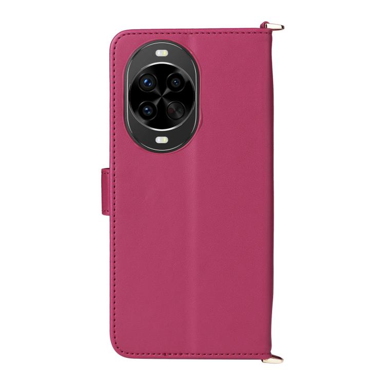 For Huawei nova 14 5G Multifunctional 6-Card Slots Leather Phone Case with Wrist Strap