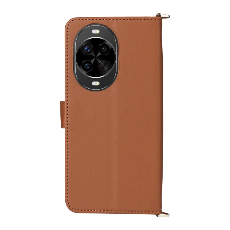 For Huawei nova 14 Pro 5G Multifunctional 6-Card Slots Leather Phone Case with Wrist Strap