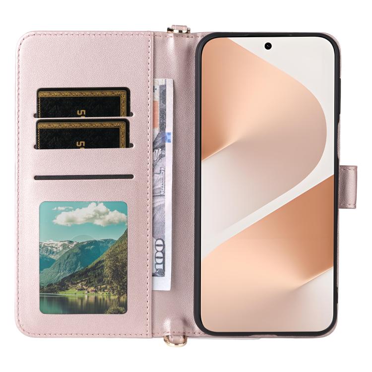 For Huawei Pura 80 Pro 5G / 80 Pro+ 5G Multifunctional 6-Card Slots Leather Phone Case with Wrist Strap