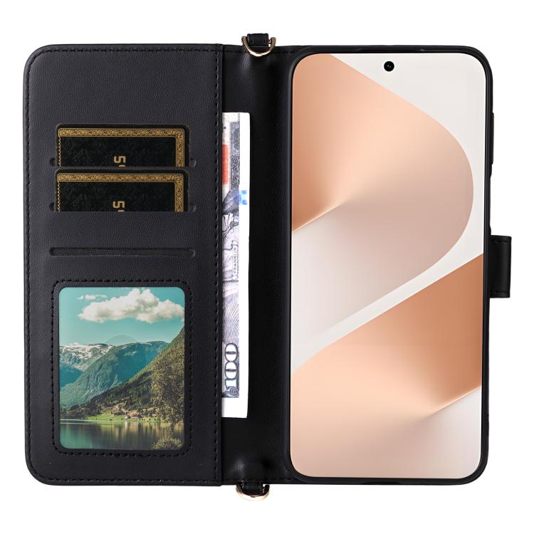 For Huawei Pura 80 Pro 5G / 80 Pro+ 5G Multifunctional 6-Card Slots Leather Phone Case with Wrist Strap