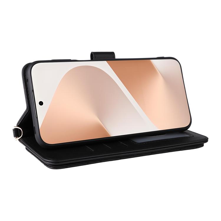 For Huawei Pura 80 Pro 5G / 80 Pro+ 5G Multifunctional 6-Card Slots Leather Phone Case with Wrist Strap