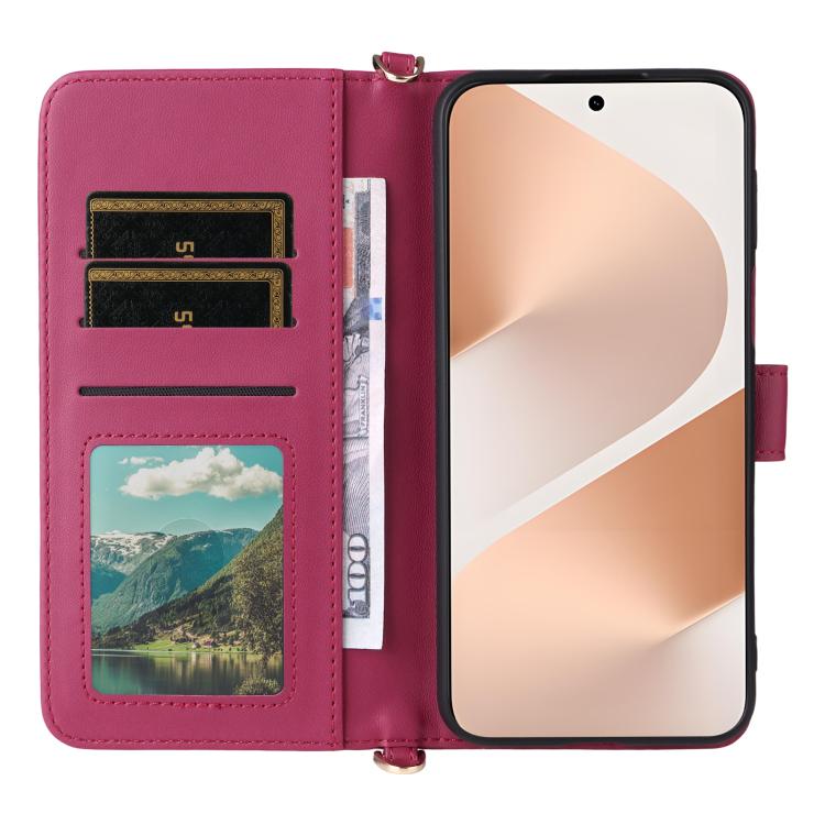 For Huawei Pura 80 Pro 5G / 80 Pro+ 5G Multifunctional 6-Card Slots Leather Phone Case with Wrist Strap