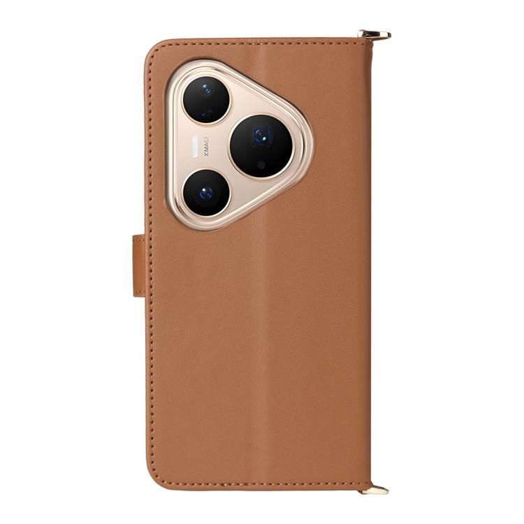 For Huawei Pura 80 Pro 5G / 80 Pro+ 5G Multifunctional 6-Card Slots Leather Phone Case with Wrist Strap