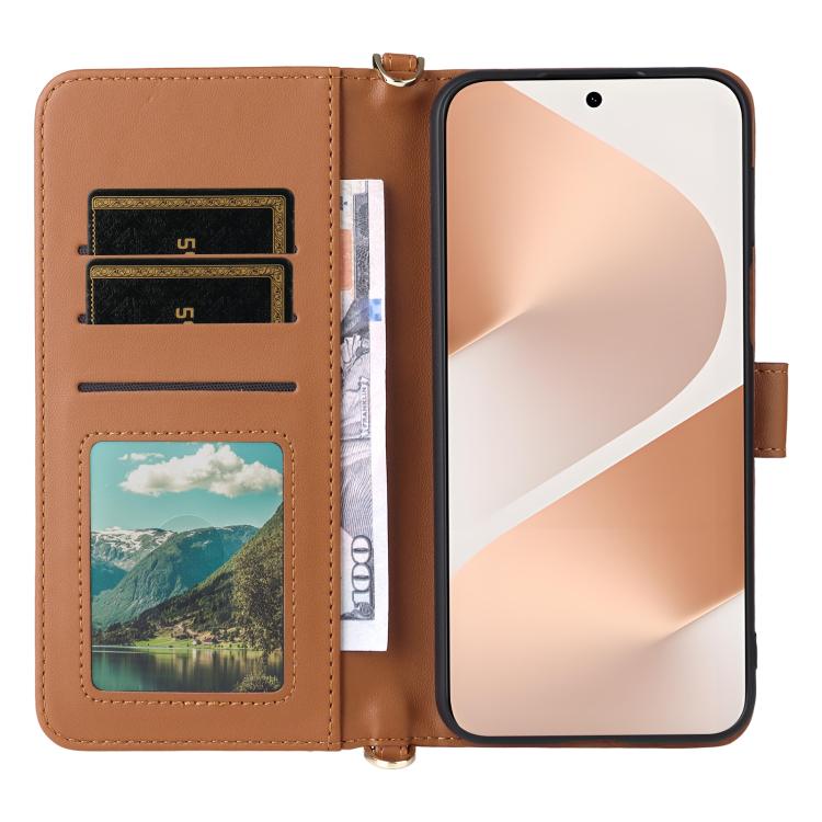 For Huawei Pura 80 Pro 5G / 80 Pro+ 5G Multifunctional 6-Card Slots Leather Phone Case with Wrist Strap