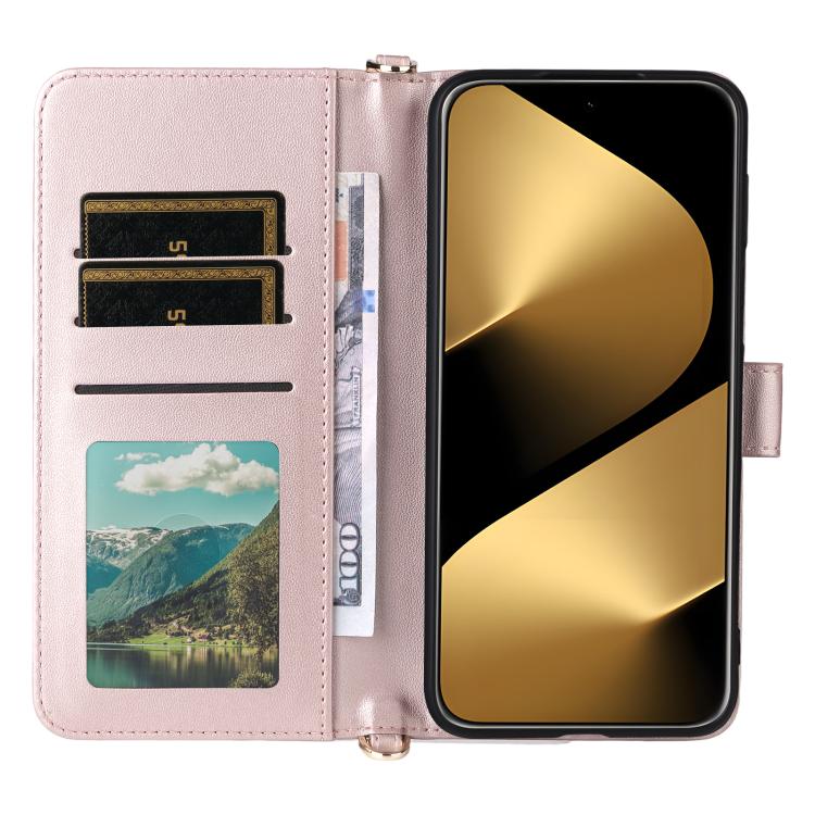 For Huawei Pura 80 Ultra 5G Multifunctional 6-Card Slots Leather Phone Case with Wrist Strap