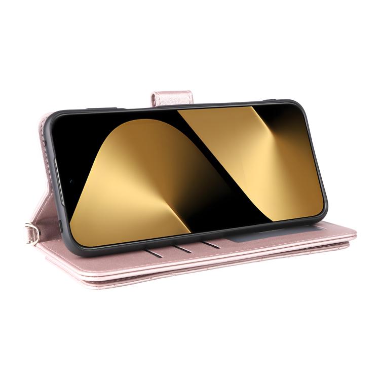 For Huawei Pura 80 Ultra 5G Multifunctional 6-Card Slots Leather Phone Case with Wrist Strap