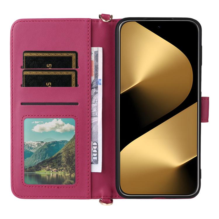 For Huawei Pura 80 Ultra 5G Multifunctional 6-Card Slots Leather Phone Case with Wrist Strap