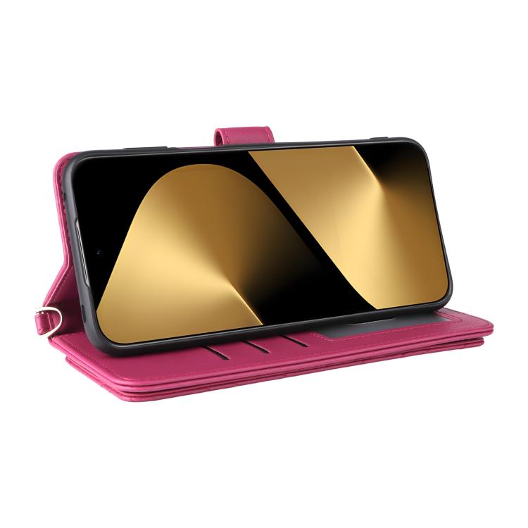 For Huawei Pura 80 Ultra 5G Multifunctional 6-Card Slots Leather Phone Case with Wrist Strap