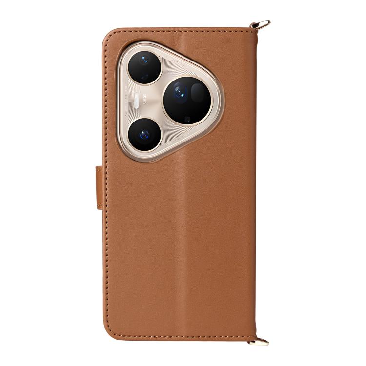 For Huawei Pura 80 Ultra 5G Multifunctional 6-Card Slots Leather Phone Case with Wrist Strap