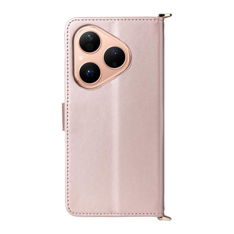 For Huawei Pura 80 5G Multifunctional 6-Card Slots Leather Phone Case with Wrist Strap